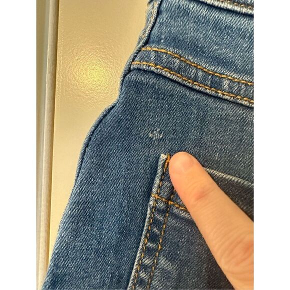 Anthropologie Pilcro and the Letterpress Denim Skirt with Zip Detail - Size 4 - Picture 4 of 9